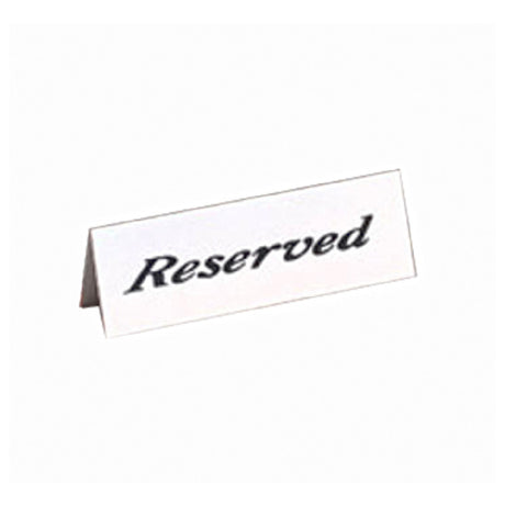 American Metalcraft 2600 Sign "Reserved" 6"L X 2"H