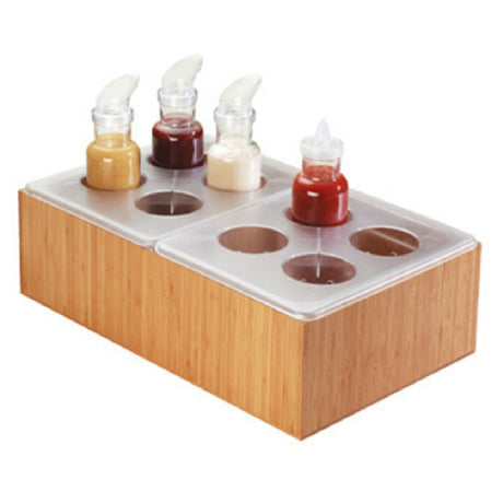 Cal Mil 3300-SET Salad Dressing Caddy Rack Set 13"W X 10-3/4"D X 5"H Includes: Rack