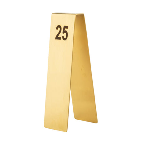 Tablecraft 12794 Number Tents 2" X 2.75" X 6.75" 1-25