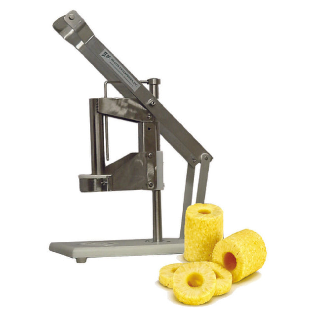 Juicernet by Mulligan Associates H-03 JuiceMatic Pineapple Peeling And Coring Machine Table-top "cookie Cutter" Style