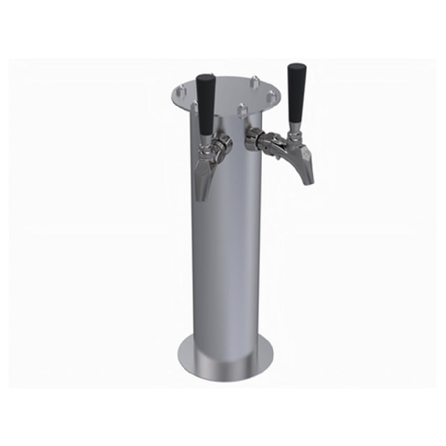 Krowne KF-2A Krowne Dual Faucet Frankenstein Tower Two Faucets Handles And Faucets Not Included