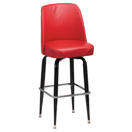 Royal Industries ROY 7714 R Bucket Bar Stool High Back Foam Padded Waterfall Seat