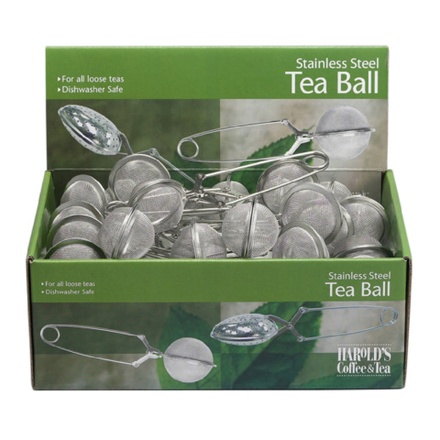 Harold Import Co. D2423 HIC Snap Mesh Tea Ball 1-1/2" Stainless Steel