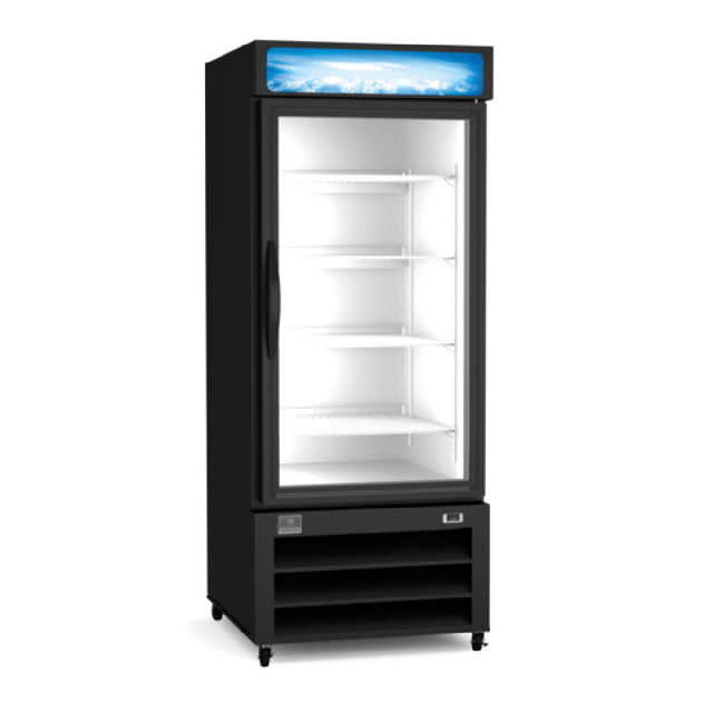 Kelvinator KCHGIM23F (738321) 1-hinged Glass Door 28.5" Long Ice Cube Merchandiser With Exterior Back And Bottom Panel In Galvanized Steel