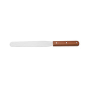 CAC China TNRW-08SP Spatula 7-7/8"L Stainless Steel With Wood Handle