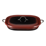 Bon Chef 73023-OM-M - Country French X - Ombre Roasting Pan, 5 Qt, 15" X 11" X 2 7/8"