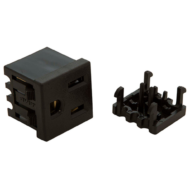Franklin Machine Products 840-3164 Receptacle With Mounting Bracket Plastic
