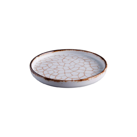 GET Enterprises PA133I992012 Dinner Plate 8" Dia. Rustic Cracked