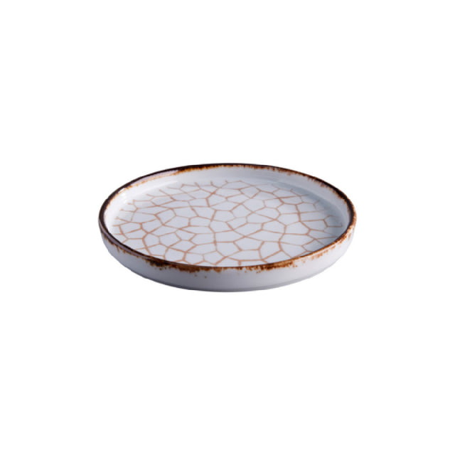 GET Enterprises PA133I992012 Dinner Plate 8" Dia. Rustic Cracked