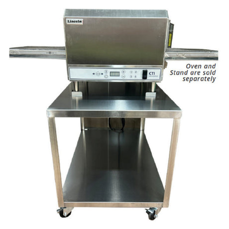 Lincoln 4805 - Stand With Bottom Shelf & Casters, For Single & Double Stacking