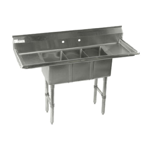 Klinger's Trading CON32D Convenience/Deli Sink Three Compartment 54"W X 19-1/2"D X 41"H