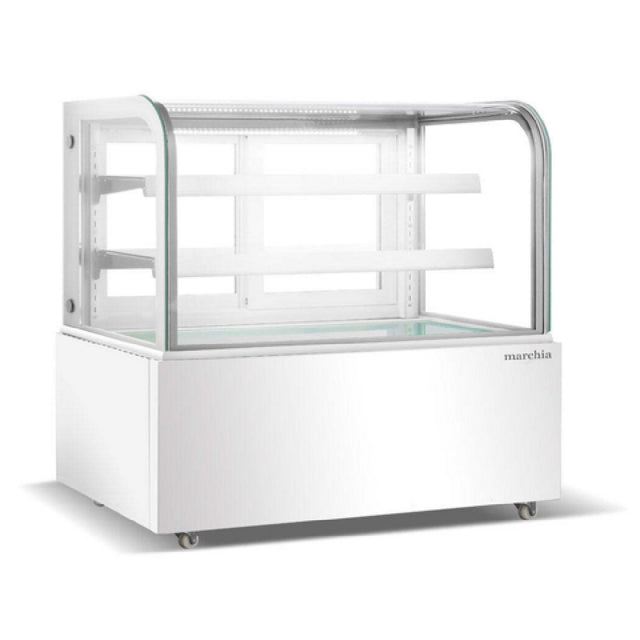 USR Brands MB60-W Marchia Refrigerated Bakery Display Case 59-3/5"W 18.0 Cu. Ft. Capacity