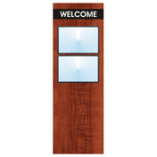 Hubert 20636 - Menu Board, 2-pocket, Floor Stand