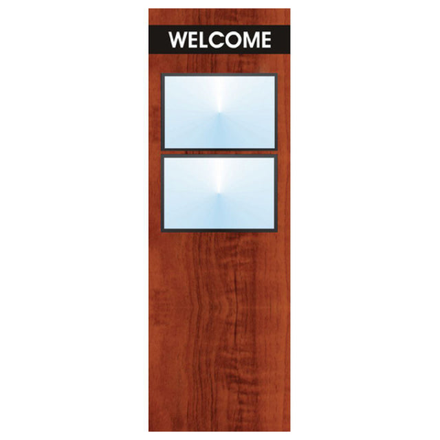 Hubert 20636 - Menu Board, 2-pocket, Floor Stand