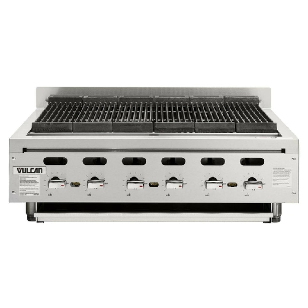 Vulcan VACB72-QS-PLATINUM_NAT (Quick Ship) Achiever Charbroiler Countertop 72-1/2"