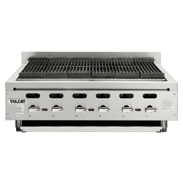 Vulcan VACB72_NAT Achiever Charbroiler Countertop 72-1/2"