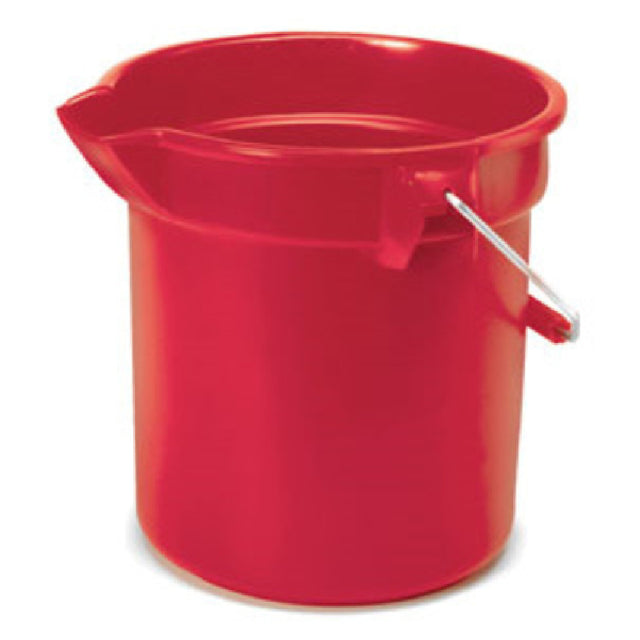 Rubbermaid FG261400RED - BRUTE® Bucket, 14 Quart, 12" Dia. X 11-1/4"H