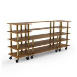 Steelite MGCMLB04BBXW - Bread & Pastry Station, 130.0" X 29.5" X 60.5", Modular