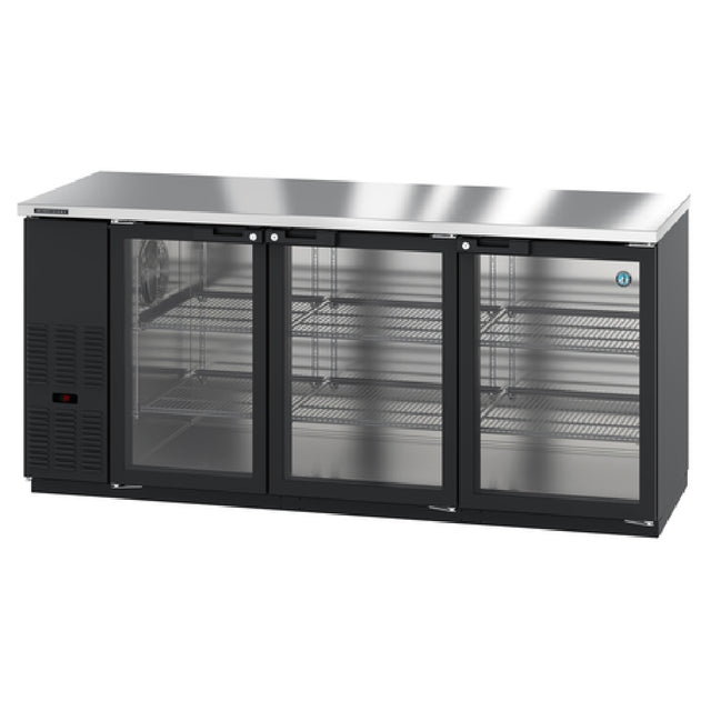 Hoshizaki BB80-G Refrigerated Back Bar Cooler Reach-in Three-section