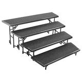 National Public Seating RT4L NPS® Tapered Standing Choral Riser 18"W X 72"D X 32"H