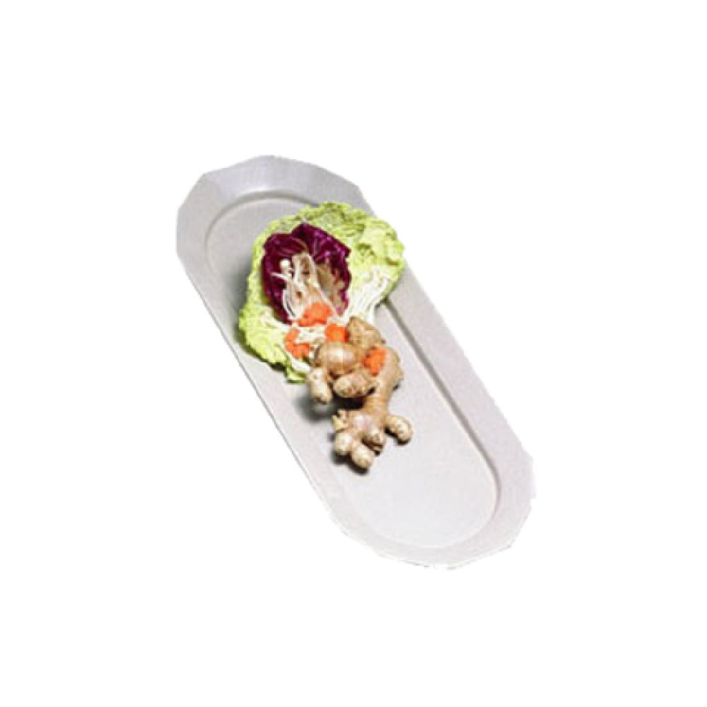 Bon Chef 9112PWHT Prism Fish Platter 8-1/2" X 22-5/8" X 1-1/2" Oblong