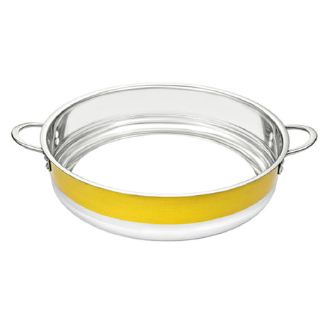 Bon Chef 72032-BL-Y Country French X Steam Table Food Pan Ring 14-3/4" Dia. X 3-3/8"H