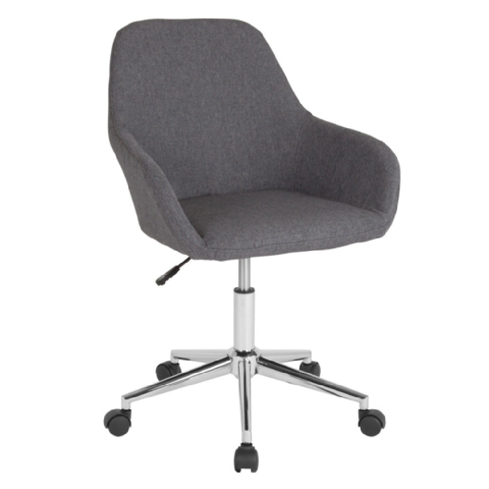 Flash Furniture DS-8012LB-DGY-F-GG Cortana Office Chair 16-1/2" To 21-1/2" Adjustable Seat Height