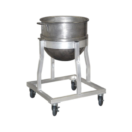 New Age Industrial 98736 Mixing Bowl Dolly 24-3/4" X 24-3/4" X 30-3/8"H Aluminum Construction