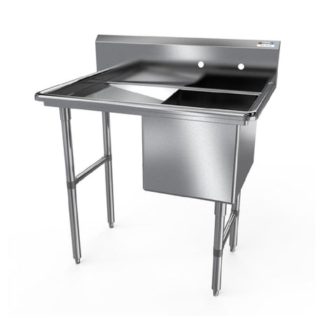 NBR Equipment 1SS-182414L18 Premium Sink One-compartment 40-3/16"W X 29-1/2"D X 44-1/16"H Overall Size