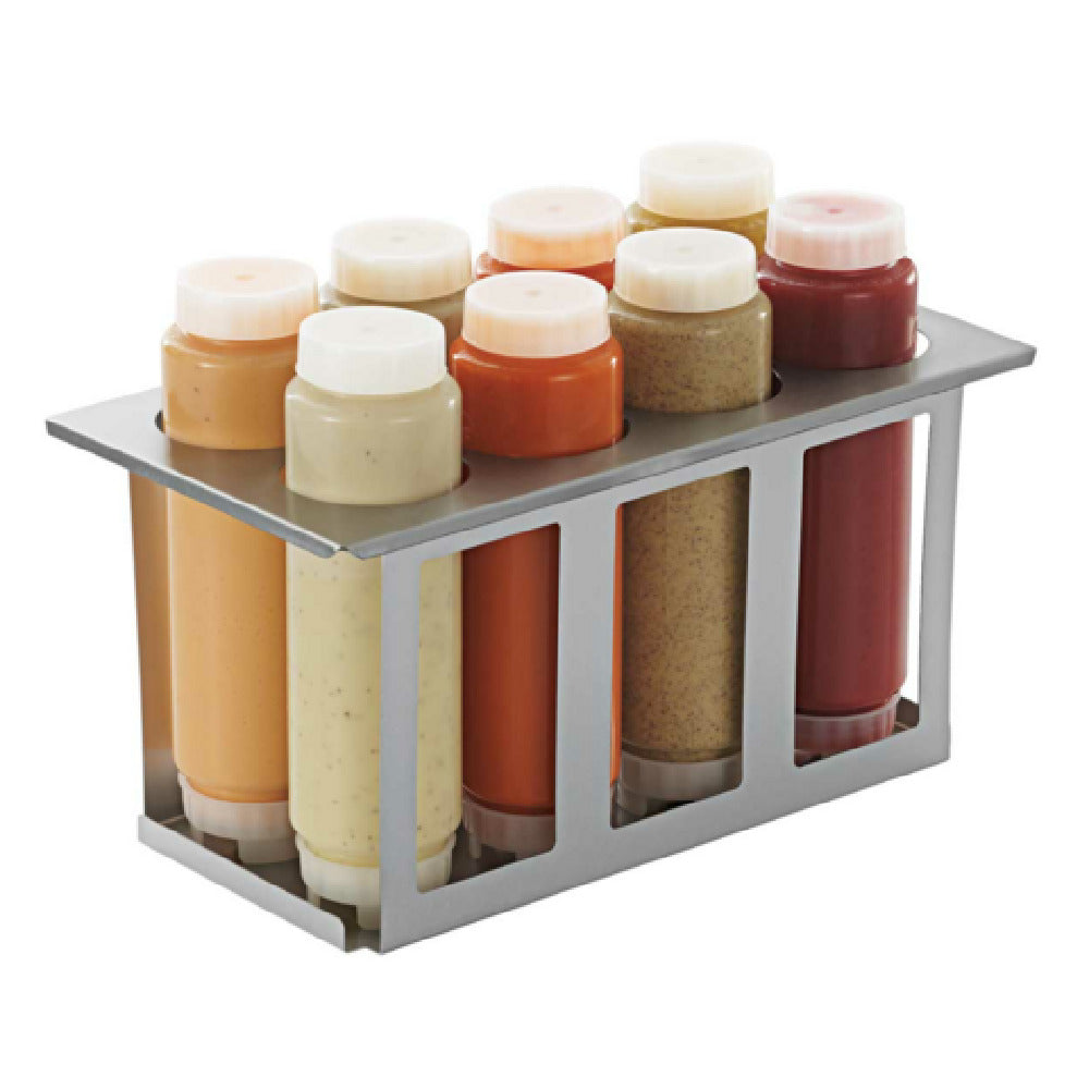 Server Products 86996 SBH-8 FIFO™ SQUEEZE BOTTLE HOLDER Drops In The Space Of A 1/3-size Pan