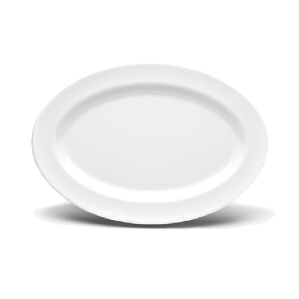 GET Enterprises D1014OV-W Elite Global Solutions Platter 14-1/2"L X 10-1/2"W X 1"H Oval