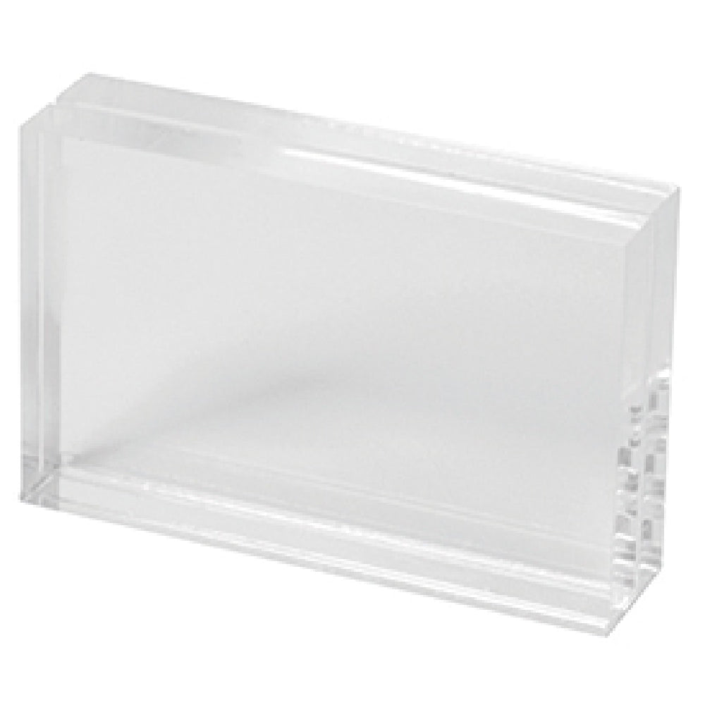 Bauscher Hepp TC180 - Chunky Collection Menu Holder, 3-2/5" X 2-1/8"H, Rectangular
