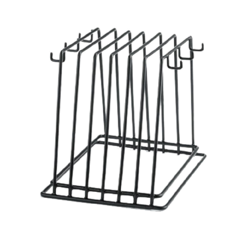 Tablecraft CBR6BK Cutting Board Storage Rack 12-1/4" X 9-1/2" X 10" (6) Slots