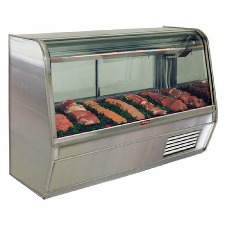 Howard-McCray R-CMS32E-4C-S-LED Curved Glass Red Meat Service Case 50"W Single Duty