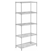 Hubert 19397 - Shelving Unit, Wire, 5-tier