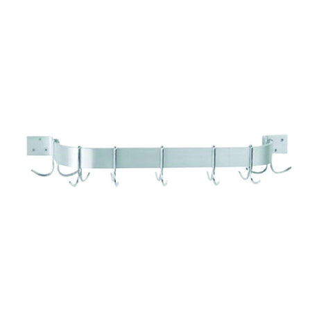 Hubert 25700 - CenPro Wall Mounted Single Line Pot Rack, 60", Stainless Steel