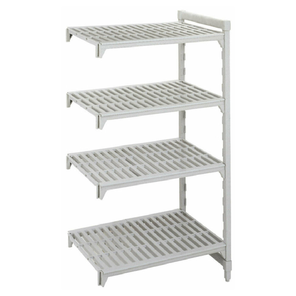 Cambro CPA186084V4PKG Camshelving® Premium Add-On Unit 18"W X 60"L X 84"H 4-tier