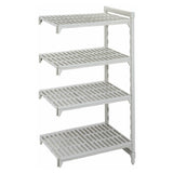 Cambro CPA244284V4PKG Camshelving® Premium Add-On Unit 24"W X 42"L X 84"H 4-tier