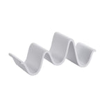 American Metalcraft WTHW3 Taco Holder Melamine White