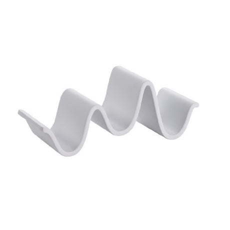 American Metalcraft WTHW3 Taco Holder Melamine White