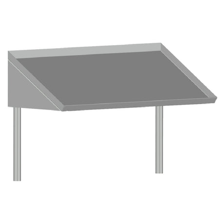 SPG DTO-11-C - Universal Stainless Slant Rack Shelf, Cantilevered- Per Linear Ft.