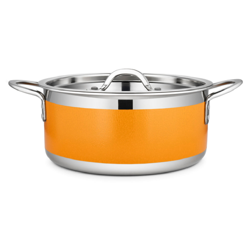 Bon Chef 71302-CF2-O Country French X Pot 4 Qt. 9 Oz. 9-3/8" Dia. X 4-3/8"H