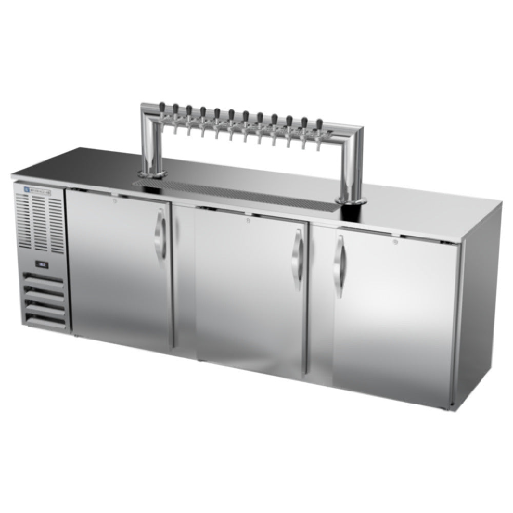 Beverage Air DDN94HC-S-12T - Direct Draw Dispenser, 94"W X 26-3/8"D X 49-7/8"H, 27.191 Cu. Ft.