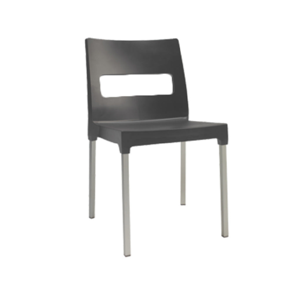 Emuamericas Llc B9008-05-22 Olly Stacking Side Chair Outdoor/indoor Polypropylene Seat & Back