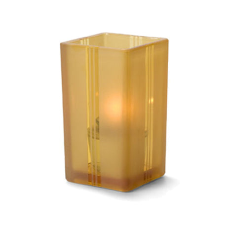 Hollowick 6179FA Quad™ Votive Lamp 4-3/8"H X 2-1/2" Sq. Art Deco