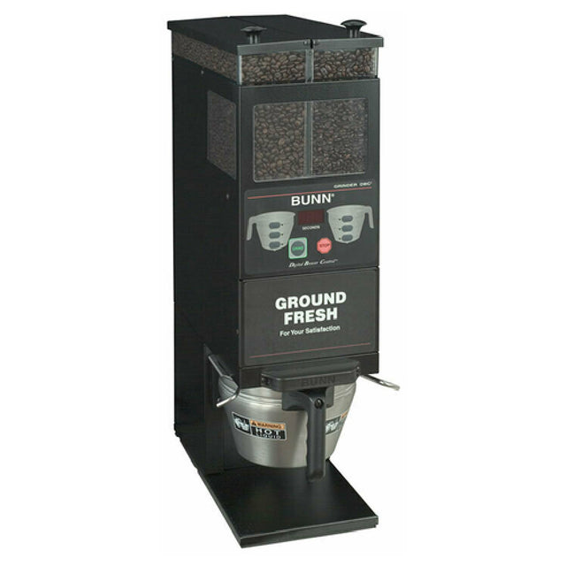 Bunn 33700.0001 G9-2T DBC Coffee Grinder Portion Control Dual 6 Lb. Hoppers