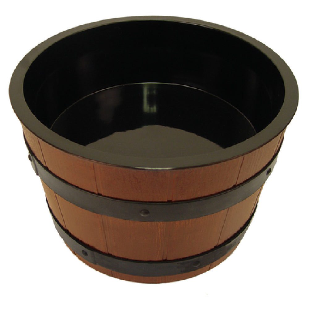 Bauscher Hepp BBS350 - Gourmet Barrel Bowl Set, 4-3/4 Qt., Includes: (1) 12" Dia. X 7-3/4"H Brown ABS Bowl