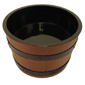 Bauscher Hepp BBS350 - Gourmet Barrel Bowl Set, 4-3/4 Qt., Includes: (1) 12" Dia. X 7-3/4"H Brown ABS Bowl