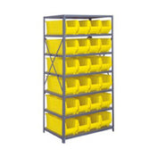 Quantum 2475-951_BLUE - Shelving Unit, 24"D X 36"L X 75"H, Heavy Duty