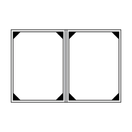 Risch RATTAN-2V 4.25X14 Rattan Hardback Basket-woven Menu Cover (specify Color)